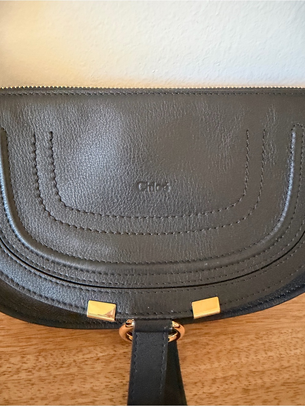 Chloe Black Marcie Mini Leather Shoulder Bag - Picture 3 of 11